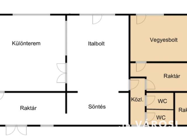 Szentgotthárd-Zsida régi ital-vegyesbolt befektetőnek eladó