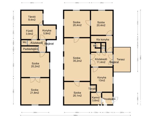 Kiadó lehetőségekben gazdag ingatlan a Belvárosban