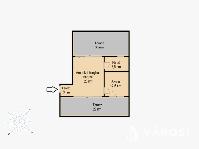 Luxus penthouse lakás Velencén