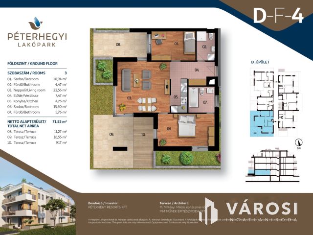 Kulcsrakész lakás Péterhegyen D-F-4