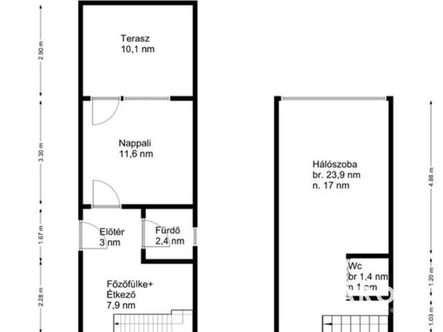 Állandó lakhatásra, de vendégháznak is ideális