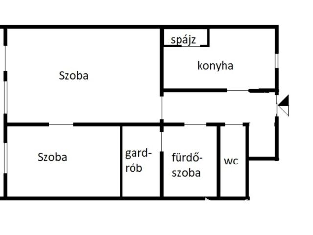 Napfényes, erkélyes, 2 szobás lakás a belvárosban