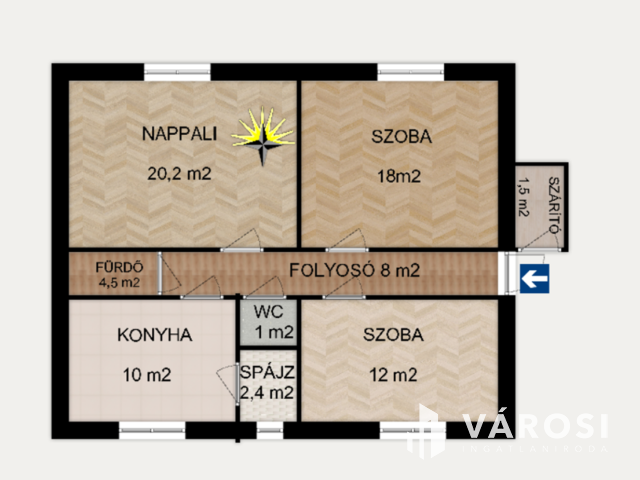 Kisteleken, fsz 3 szobás lakás kínálat